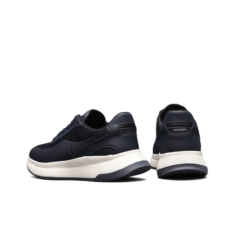 Devanro Cushioning Moisture Wicking Height Increasing Lightweight Breathable Slip Resistant Low Top Casual Shoes Men's-10