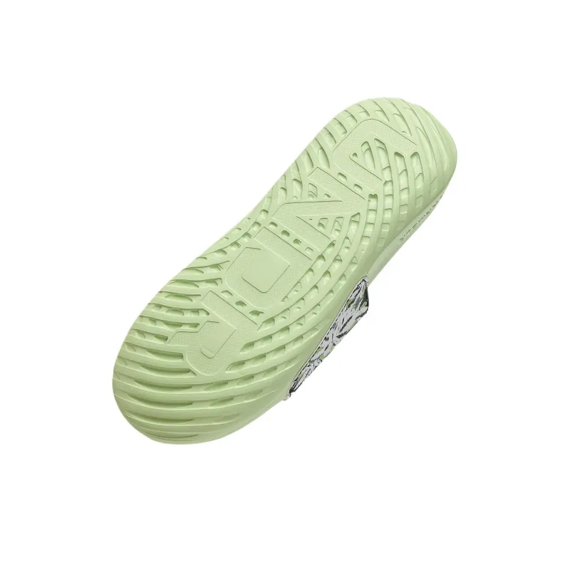 Under Armour Ignite EVA Slip Resistant Abrasion Resistant Slide Slippers Women's Vintage Light Green-4