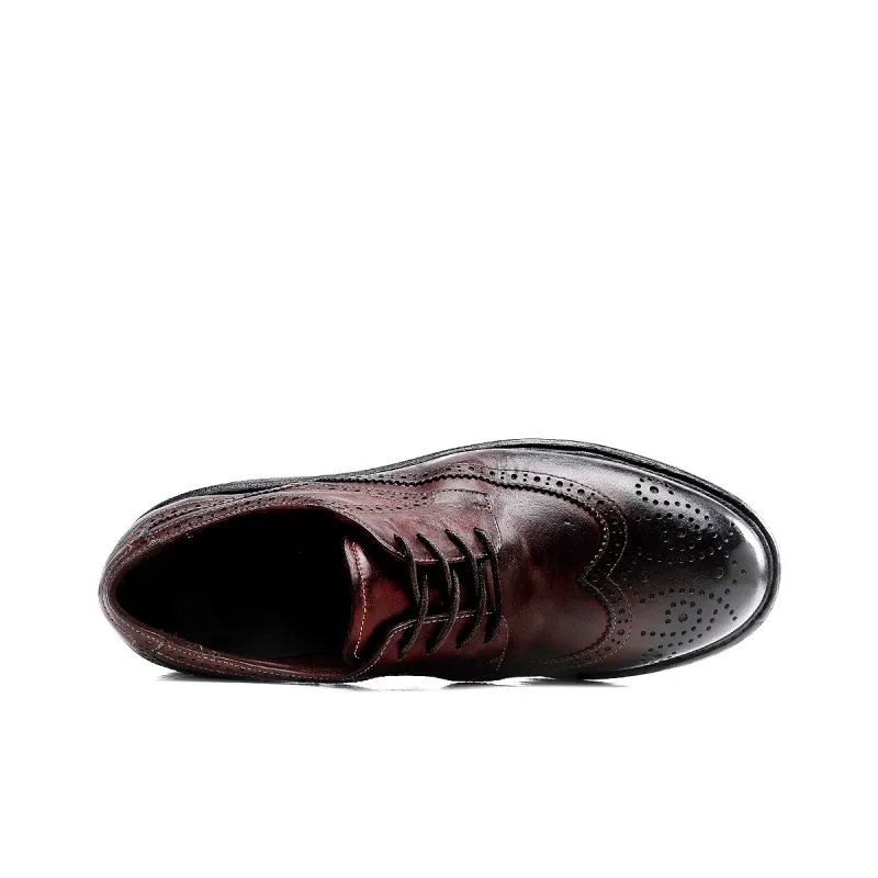 FOR YOU Brogue Brogues Dress Shoes Men's Coffee Luxury-3