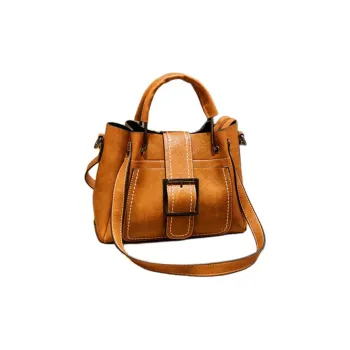 TTaG．baG PU Shoulder Bag Regular Women's Black/Red/Green/Brown/Orange