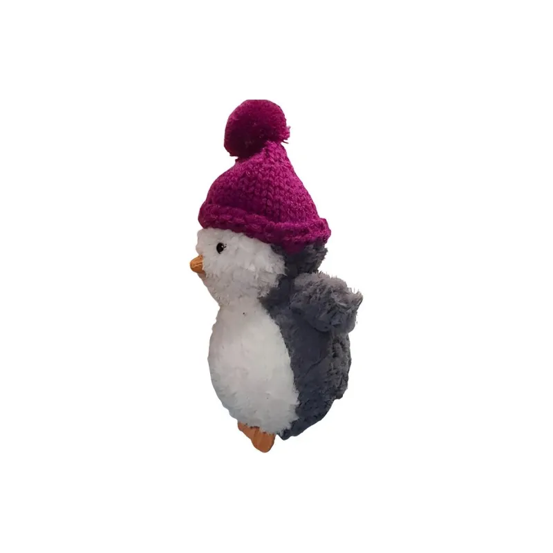 JELLYCAT Fuchsia Wee Winter Penguin Stuffed Animal-2
