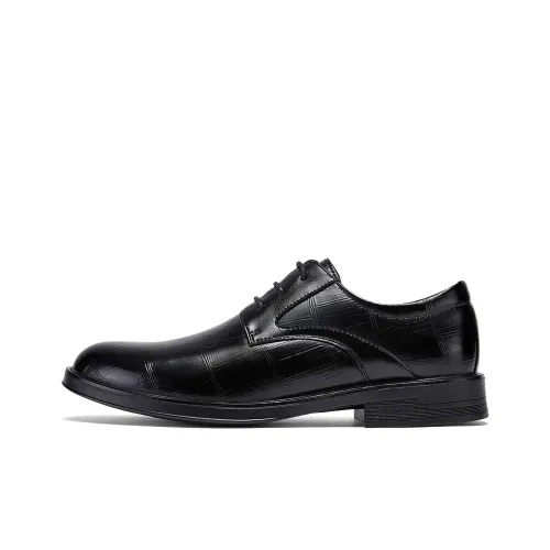 WARRIOR Dress Shoes Men Low-Top Black