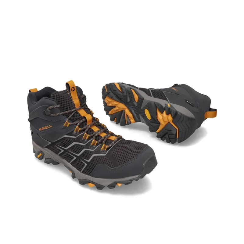MERRELL Moab FST 2 Waterproof And Breathable Low-Top Outdoor Shoes Men's Black-3