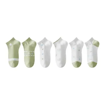 MIIOW Ankle Socks Women's 6 Pack Mixed Color