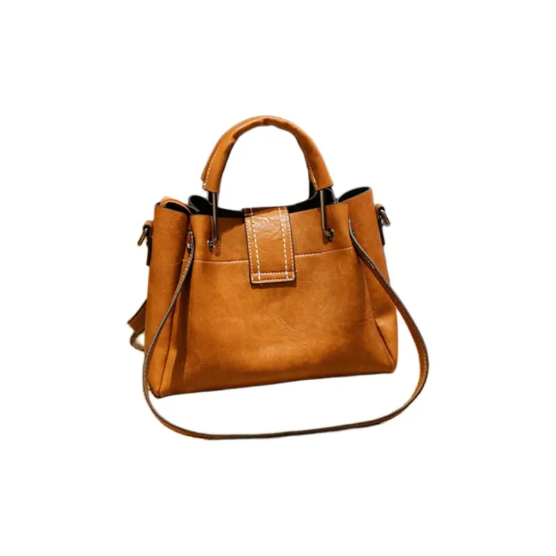 TTaG．baG PU Shoulder Bag Regular Women's Black/Red/Green/Brown/Orange-10