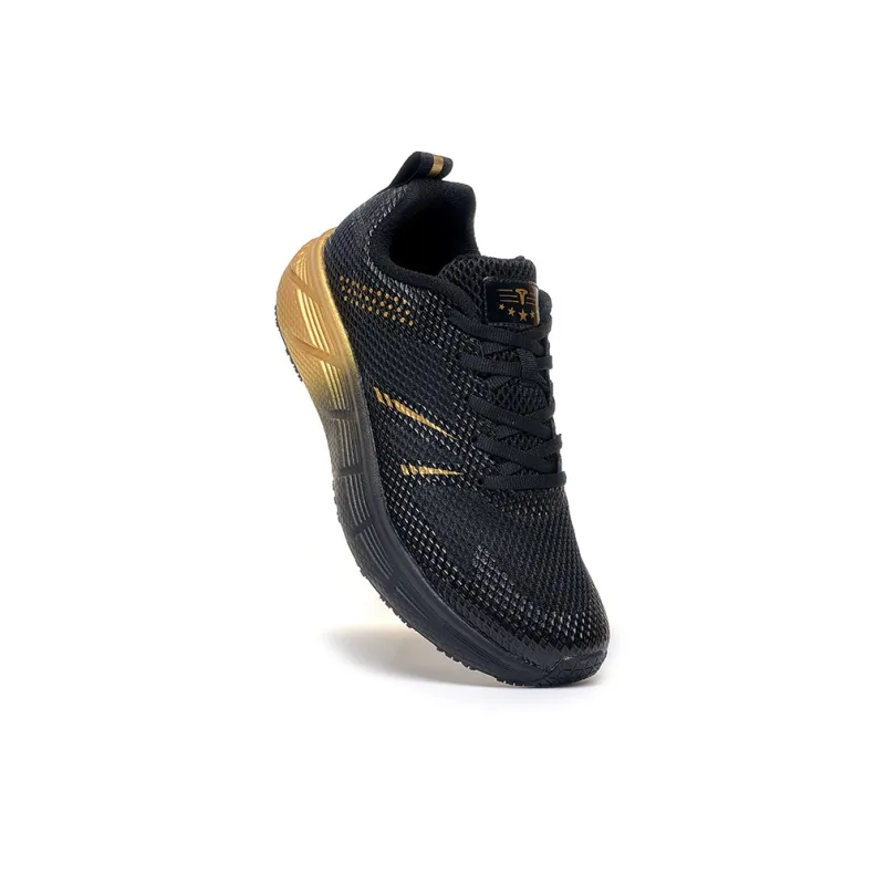 TREEPERI Running Shoes Unisex Low Top Black-2