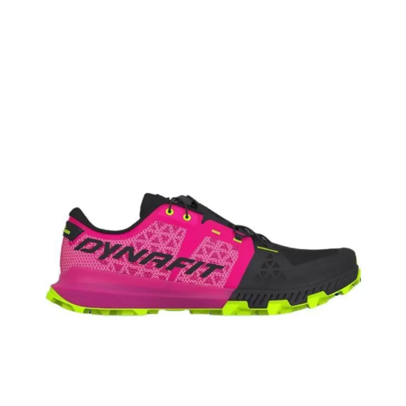 DYNAFIT Cushioned Slip-Resistant Water-Resistant Low-Top Trail Running Running Shoes Women's Black Pink-1