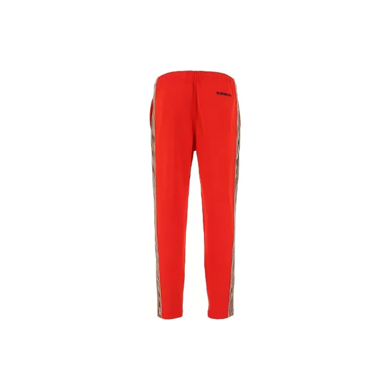 Burberry Knitted Sweatpants Men Red-1