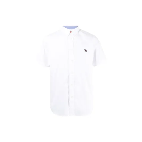 Paul Smith Zebra Logo Series Shirts Unisex White