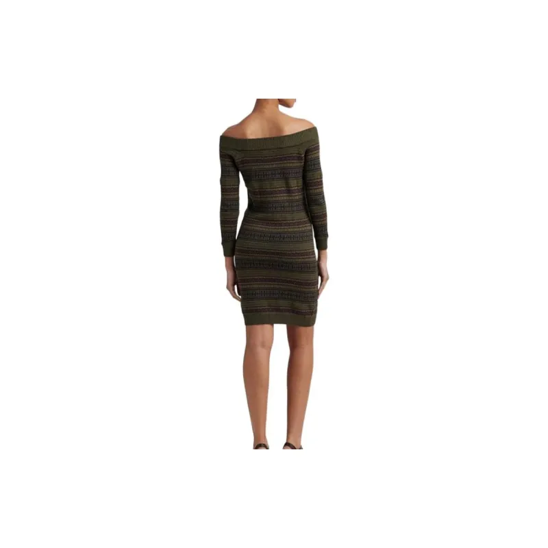 Polo Ralph Lauren Long-Sleeved Dresses Women's Green-1
