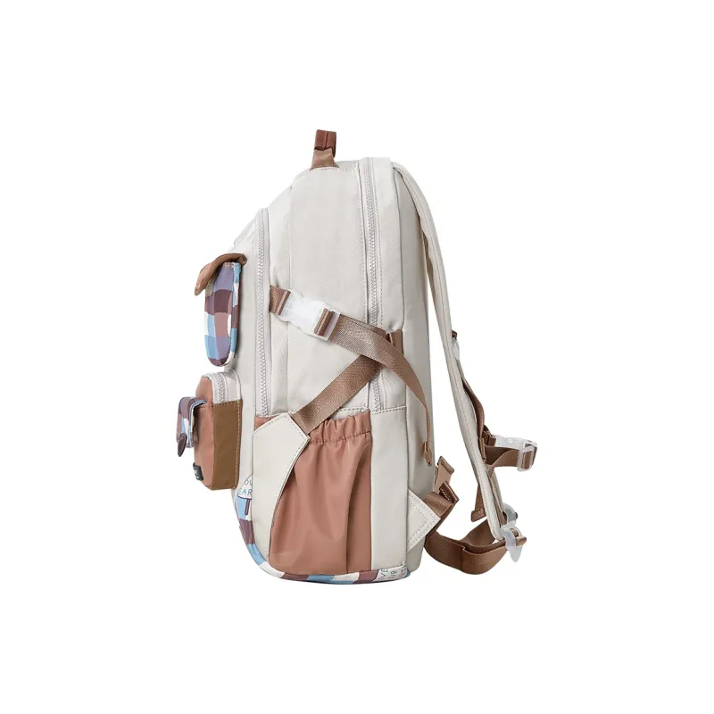 Miffy Fabric Backpack Women's Khaki/Pink-3
