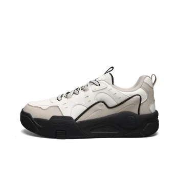 PEAK Skateboard Shoes Men Low Top Brown
