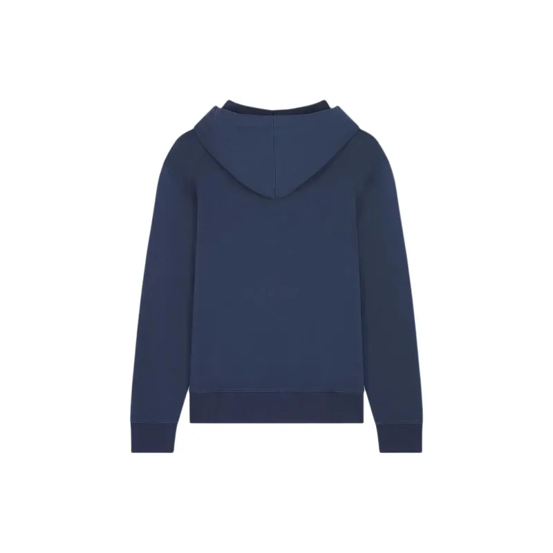 Maison Kitsune Bold Fox Head Patch Drawstring Hoodie-1