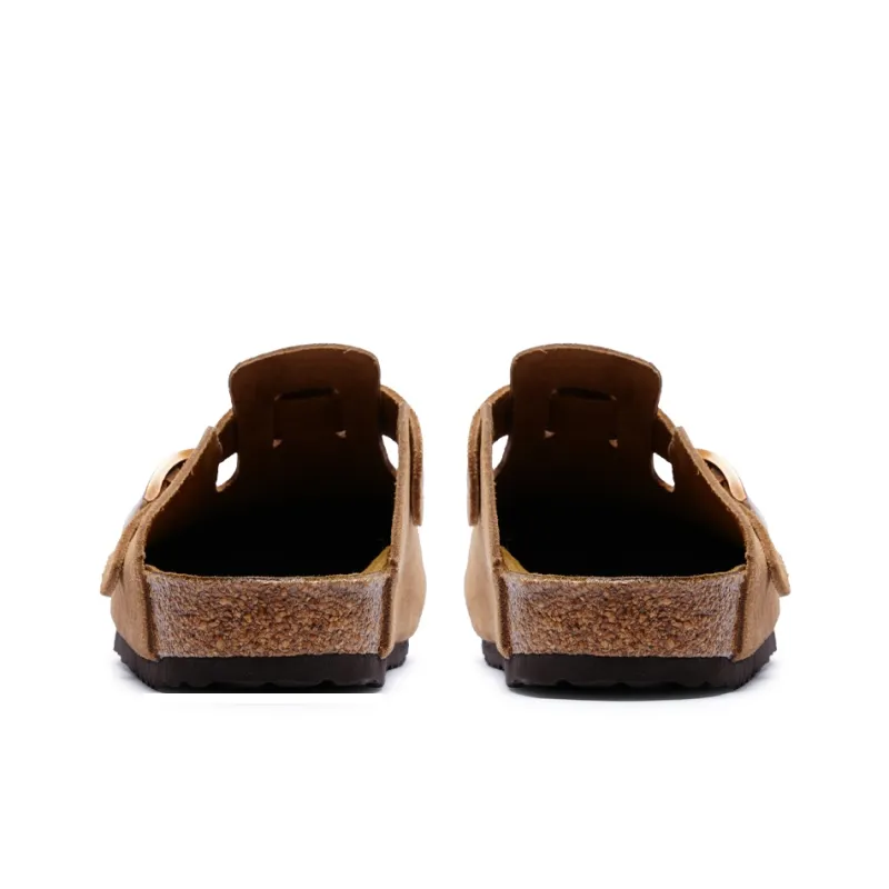 BASLS Cork Sole Rubber Sole Antibacterial Wrap toe Slippers Unisex-16