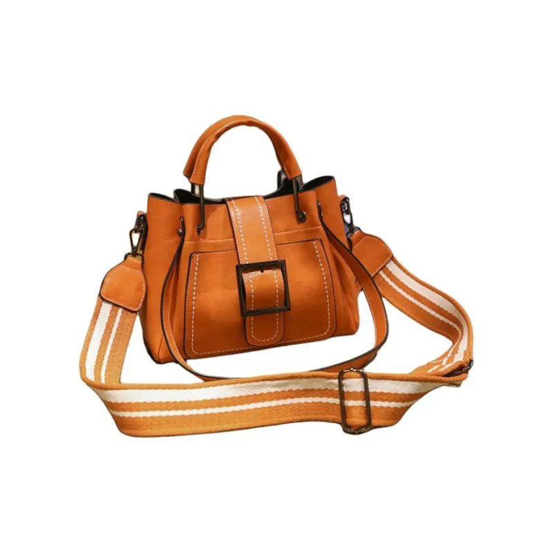 TTaG．baG PU Shoulder Bag Regular Women's Black/Red/Green/Brown/Orange-8