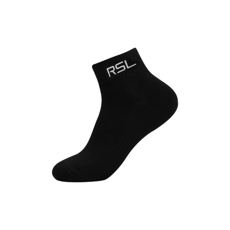 RSL Mid Calf Socks Unisex White/Black-2