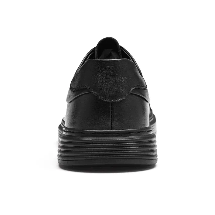 Extravagant Anti Slip Wear Resistant Lightweight Breathable Low Top Skateboard Shoes Men's Black-1