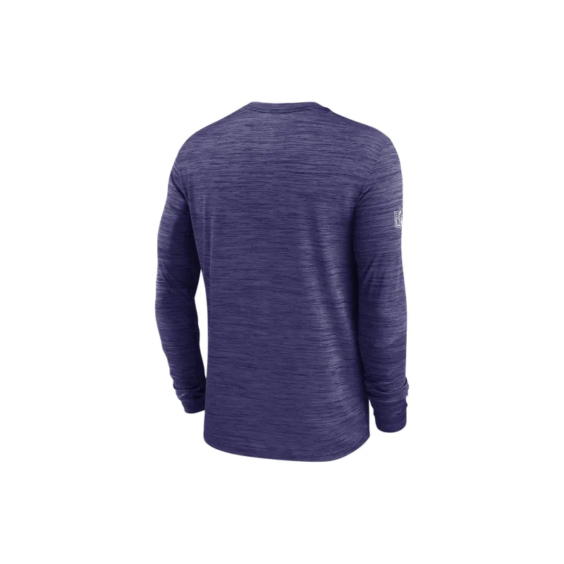 Nike Baltimore Ravens Sideline Velocity Men's Nike Dri-FIT Nfl Long-Sleeve T-Shirt-1
