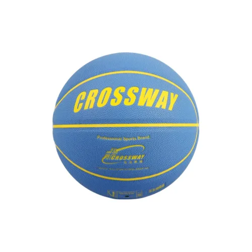 CROSSWAY PU Basketball Blue Yellow Size 5 Training Unisex