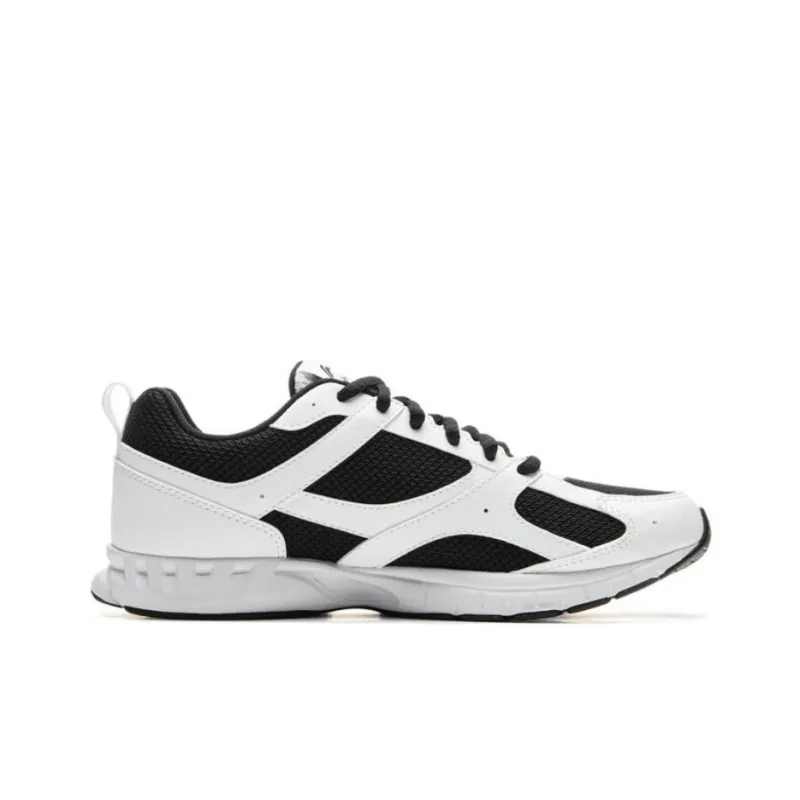 LiNing Cushioning Slip Resistant Abrasion Resistant Breathable Low Top Running Shoes Women's White Black-1