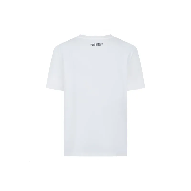 Cavalli Class T Shirt Men's White-2