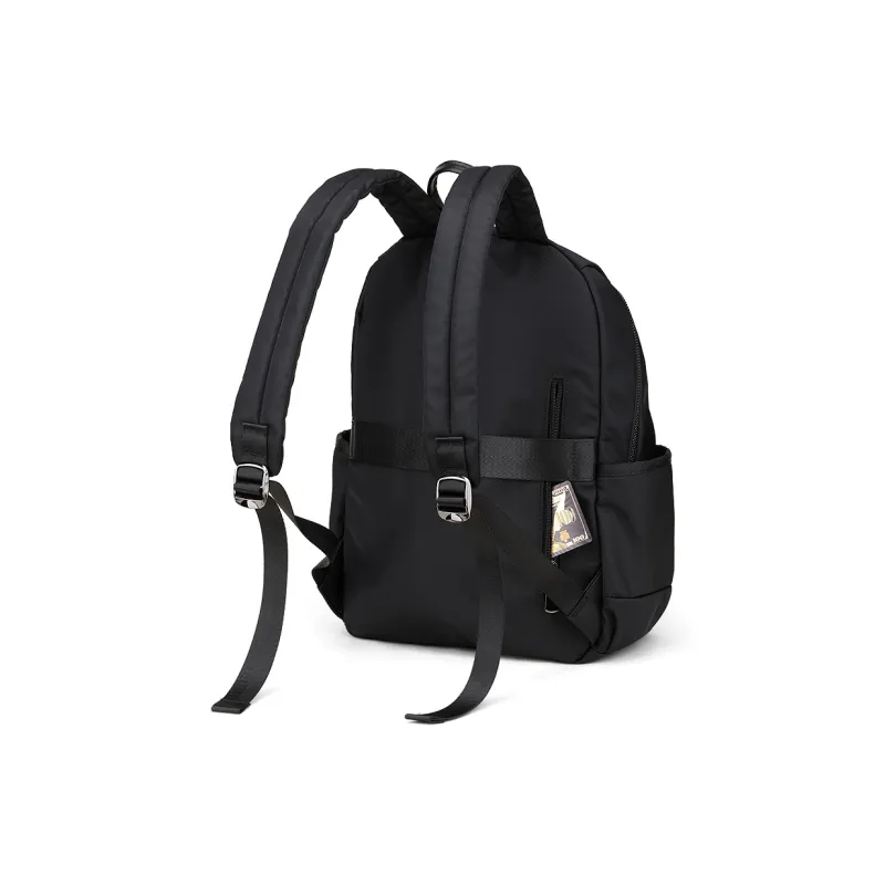 Fillove Fabric Backpack Regular Men's Black/Mint Man Green-4