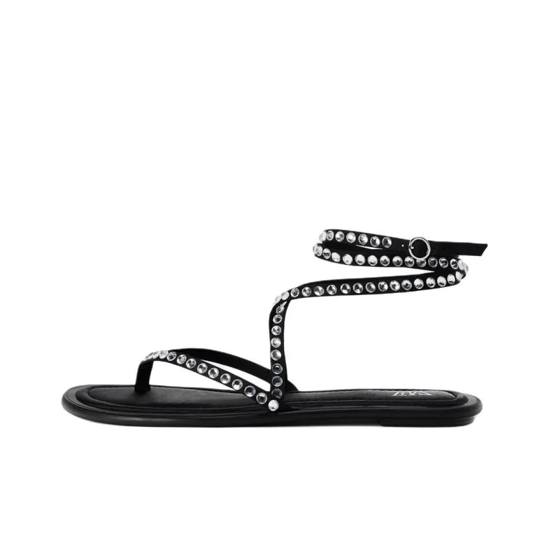 ZARA Roman Sandals Women's Black-0