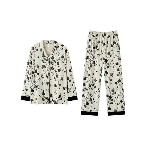 Tianmicat Pajama Set Women's Apricot