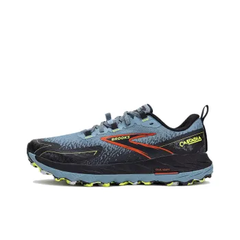 Brooks Anti-Slip Wear-Resistant Low-Top Trail Running Running Shoes Men's Blue Black