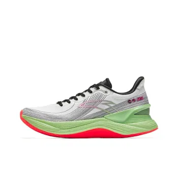 Anta Chuang 2.0 Pro Cushioning Wear Resistant Low Top Casual Running Shoes Men's White Black Green