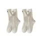 [Embroidery 2 Pack]White (2 Pairs)