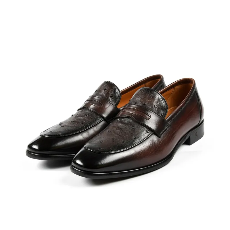 Raidy Boer Loafers Men's Coffee-2