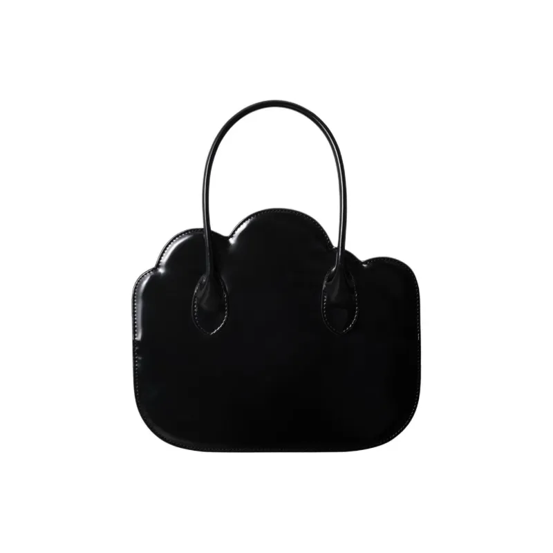 NIEEH Vegan Leather Handbag Women's Black-0
