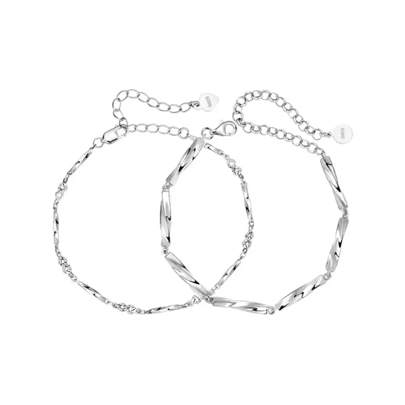 Asia Star S925 Silver/alloy Bracelets Unisex-3