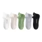 White-Skin-Grass Green-Light Gray-Black[5 Pack]