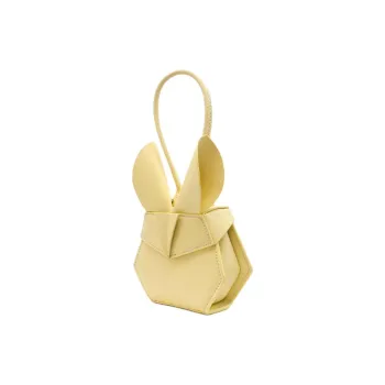 BEDROOM SOCIETE BEDRU：M SCSJETE Cow Leather Shoulder Bag Crossbody Bag Handbag Mini Women's Yellow