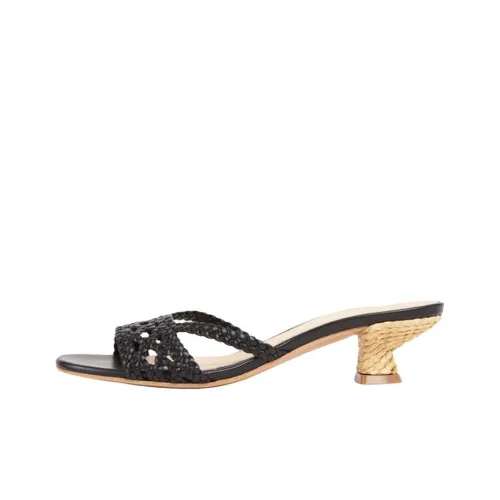 Paloma Barceló Slide Slippers Women's Ink Black