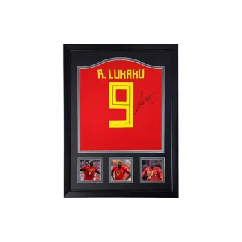 Yi Shot Jersey 2018 World Cup, Belgium National Team, With SA Certificate, Framed Treasure