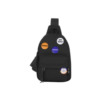 Warrior Nylon Sling Bag Unisex White