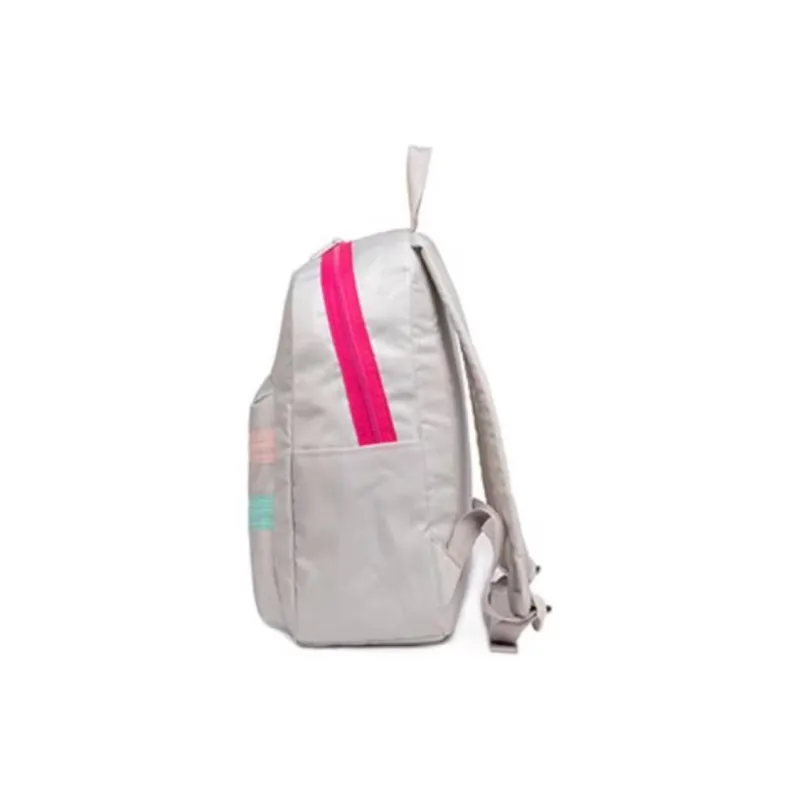 UNITED COLORS OF BENETTON Nylon Fabric Backpack Large Size Unisex Multicolor-6