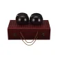 Xinyunzi+Dark Color Wooden Box+Sandalwood Portable Chess Box (Includes Spare Pieces+Instruction)