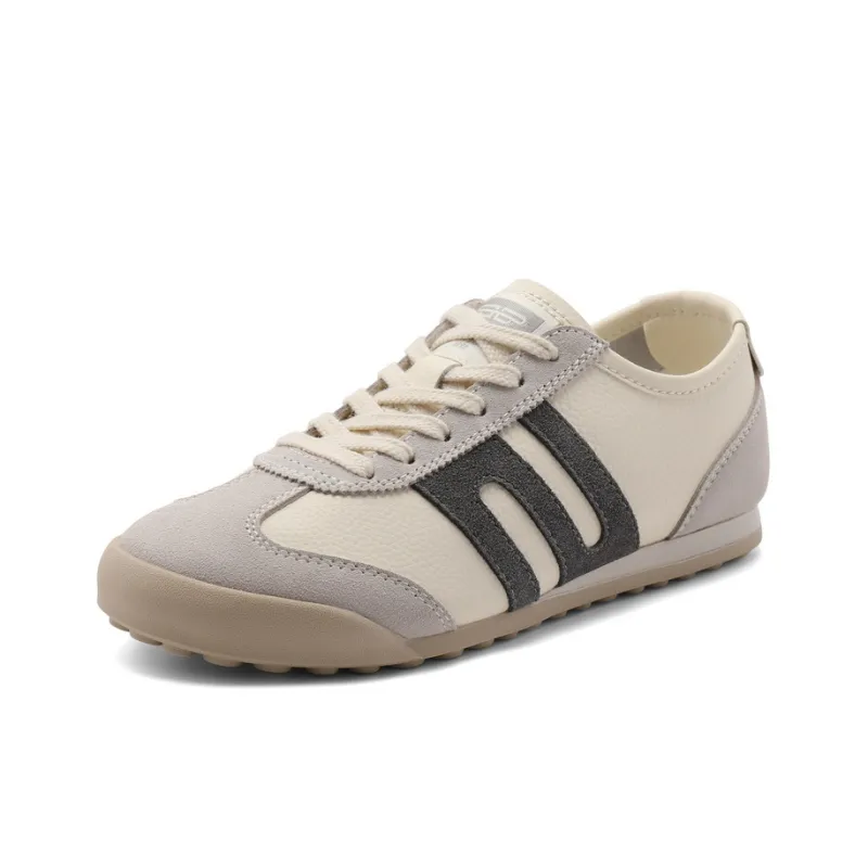 BELLE Casual Shoes Women's Low Top Gray/Apricot-1