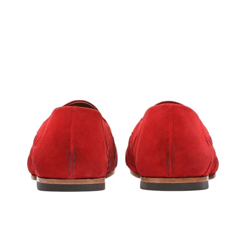 Silvano Sassetti Loafers Men's Red-3