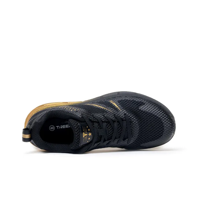 TREEPERI Running Shoes Unisex Low Top Black-4