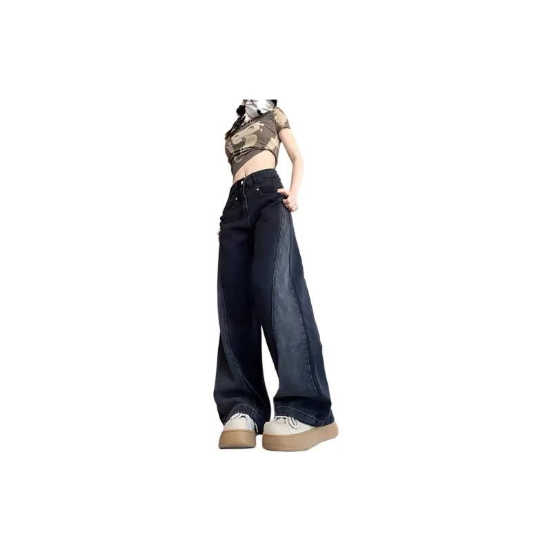 MGXEK Jeans Unisex Black Gray-5