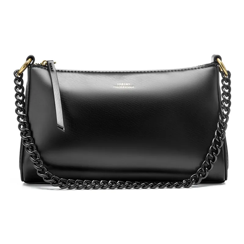 JOSINY PU Shoulder Bag, Crossbody Bag Regular Women's Black/Camel/Ecru-7