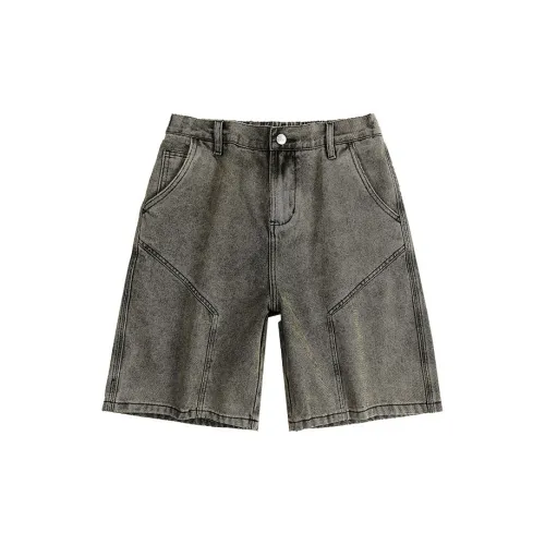 SWISS MILITARY Denim Shorts Men Yellow Mud