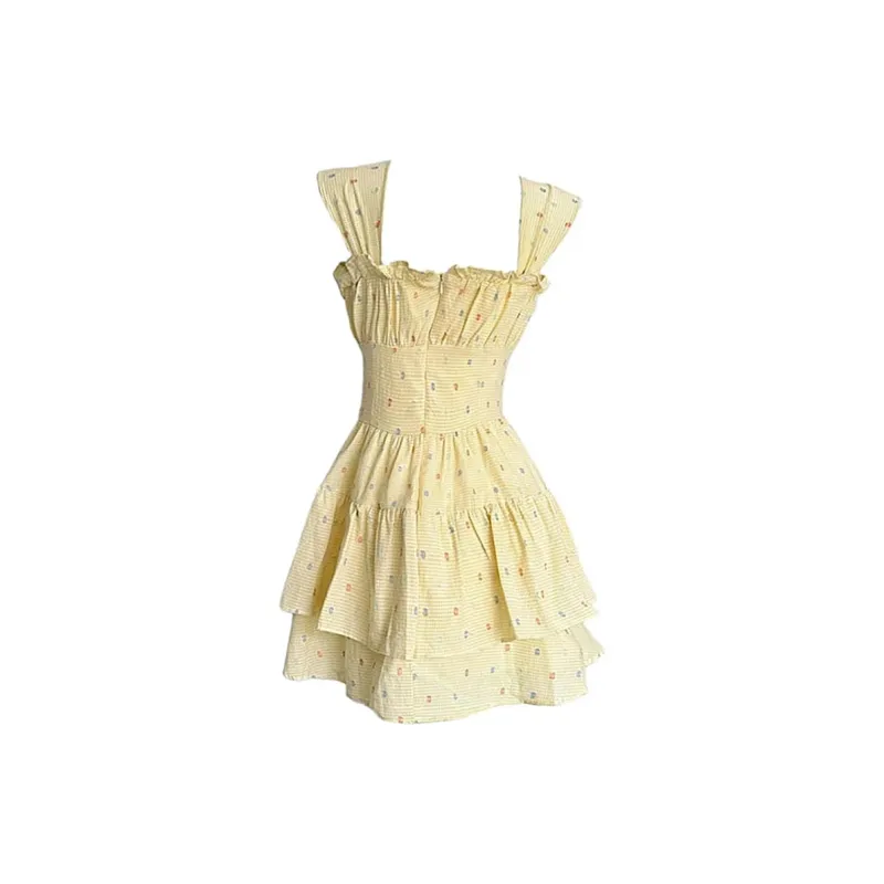 Incolore Sleeveless Dress Women's Yellow-1