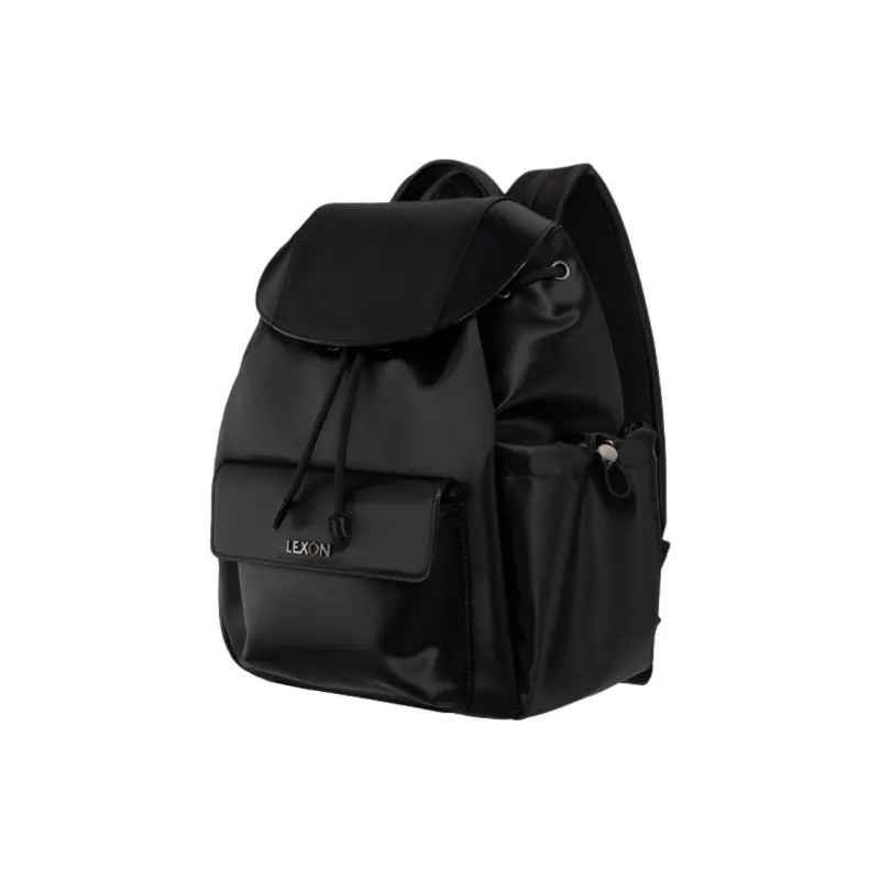 LEXON PU With Polyester Backpack Regular Women's Cloud White/Night Cloud Black-5