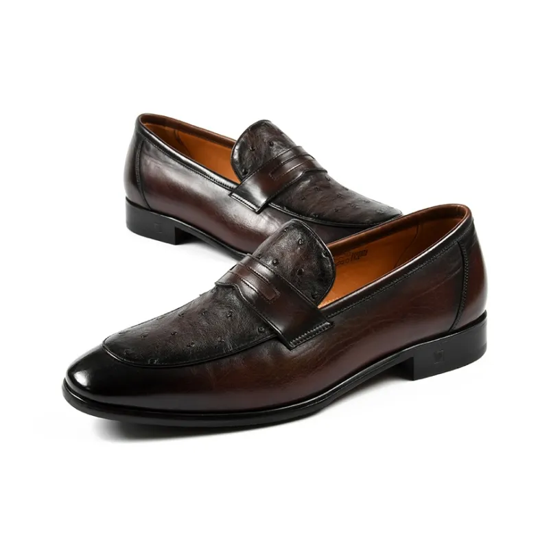 Raidy Boer Loafers Men's Coffee-3